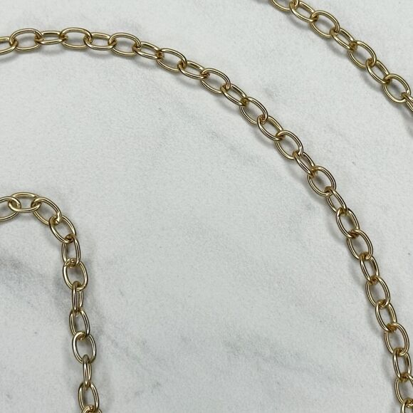 Skinny Dainty Gold Tone Chain Link Purse Handbag Bag Replacement Strap - Picture 9 of 14